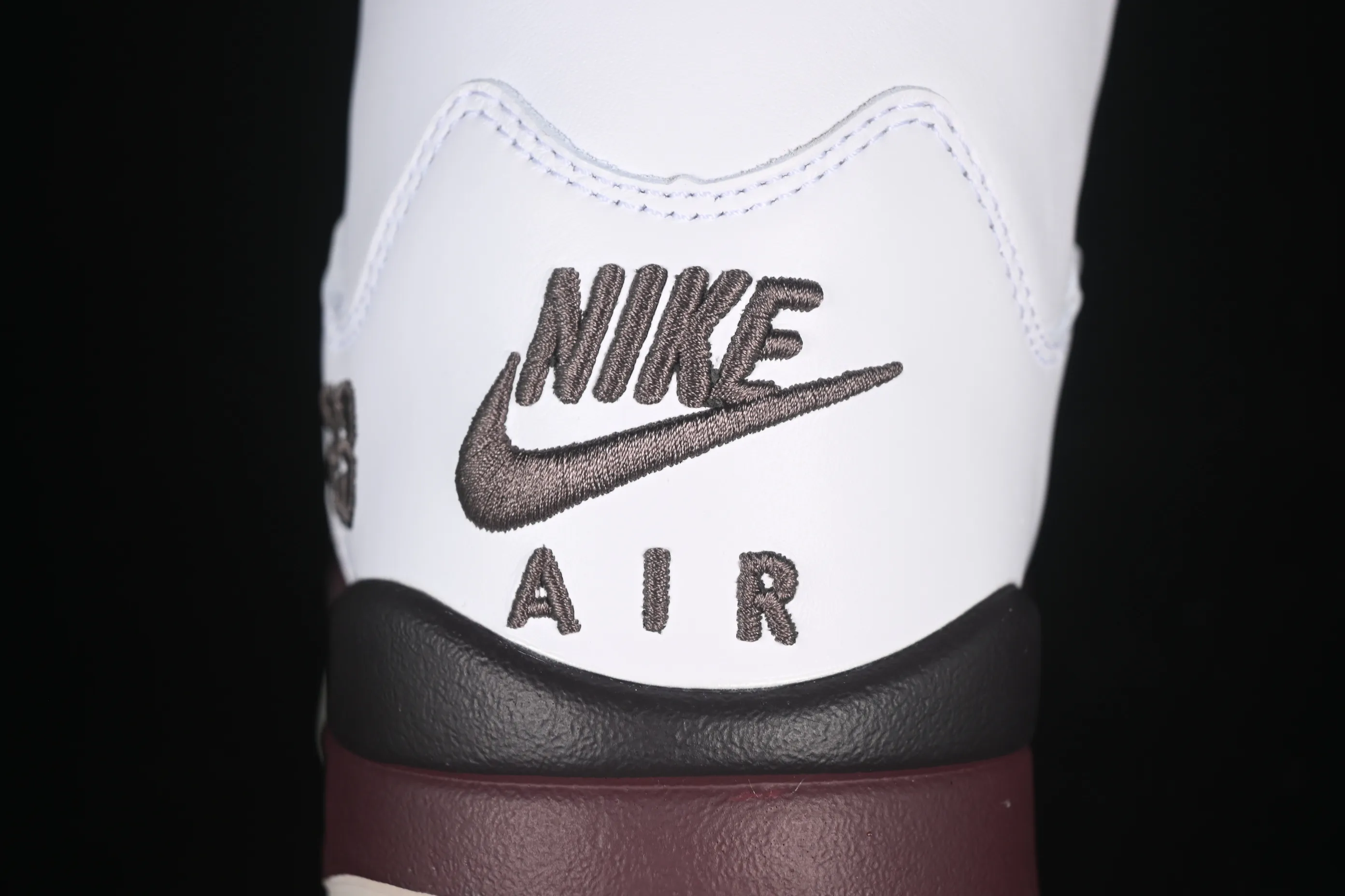 All categories Air Jordan Jordan series basketball shoes Air Jordan 5 L version A Ma Maniere x Air Jordan 5 Retro "Violet Ore" AJ5 Joe 5 white wine red first layer basketball shoes IB1528-100